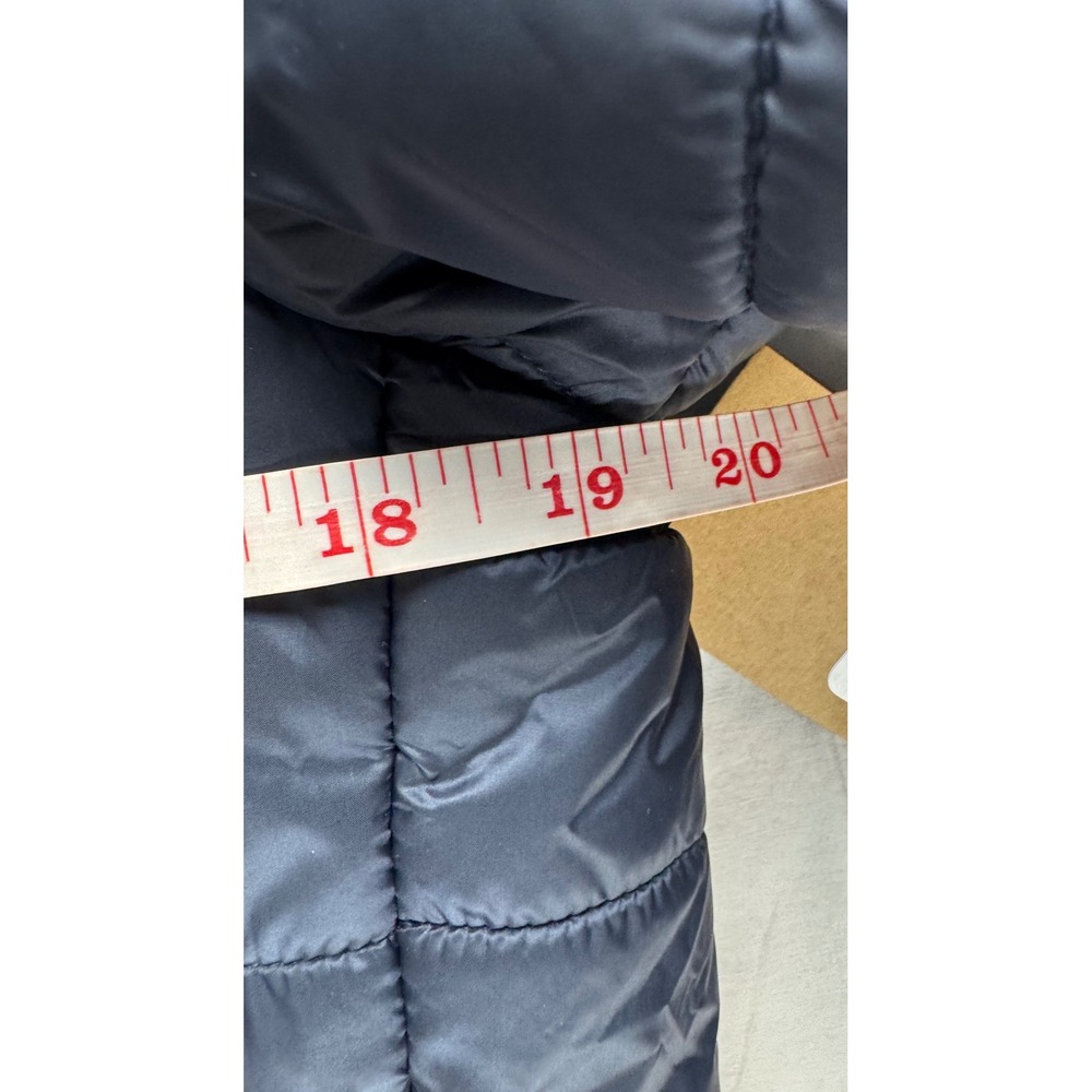 Eddie Bauer Baywood Hooded Jacket Mens Medium Blue Puffer hiking outdoor NWT - Picture 14 of 16